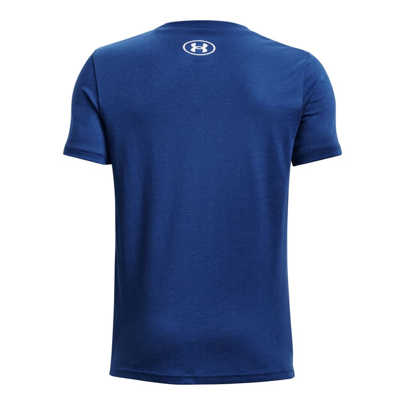 Under Armour Boys' Sporting Goods Shorts Sleeve Crew Neck Tee image number 1