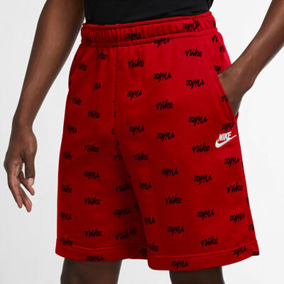 Nike Men's Club Print Logo Shorts