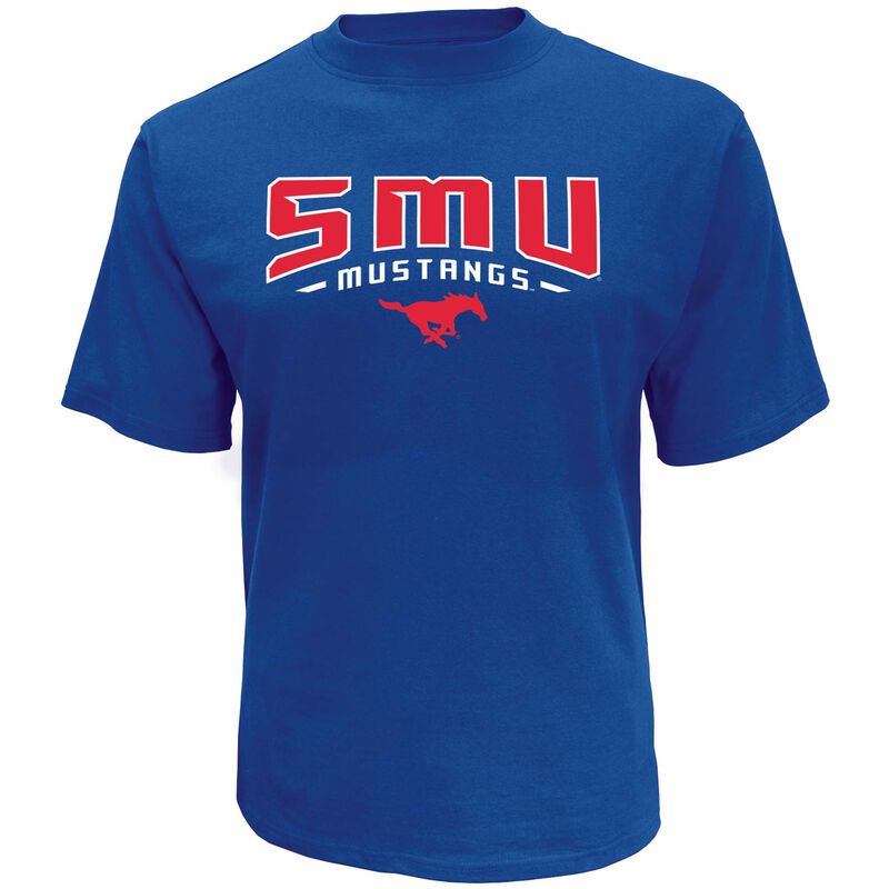 Knights Apparel Men's Southern Methodist University Classic Arch Short Sleeve T-Shirt image number 0