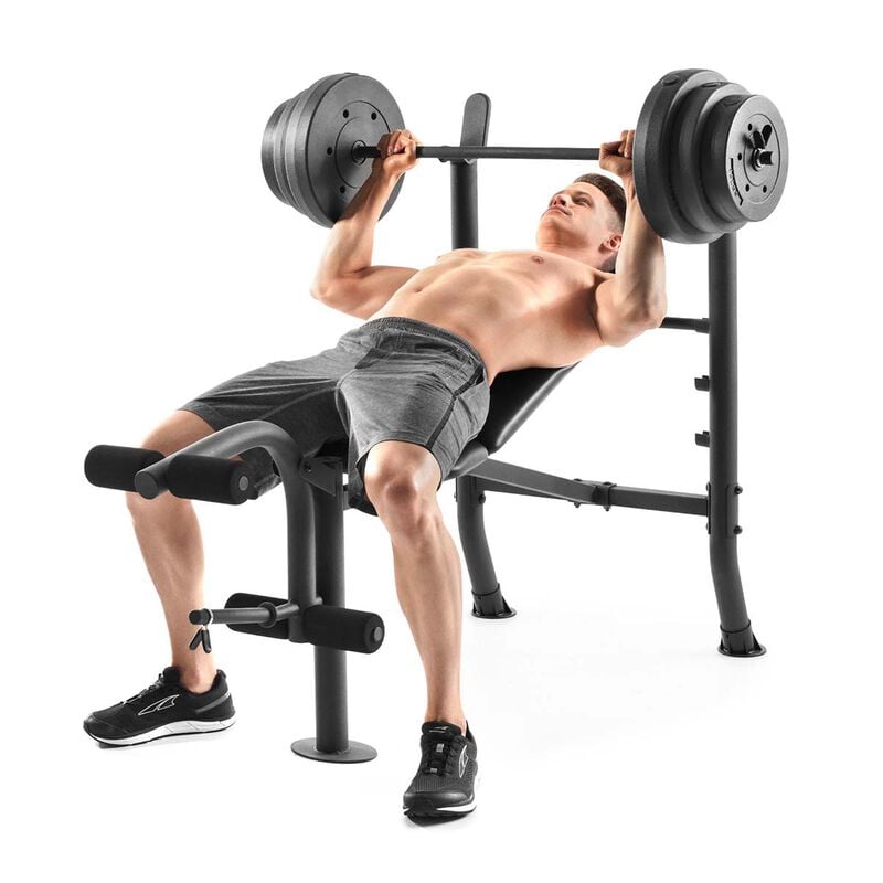 Weider XR8.1 Bench with 100lb weight set image number 2