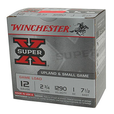 Winchester Super-X 12 GA 2.75 IN. 1290 FPS 1 Ounce 7.5 Round