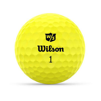 Wilson Duo Optix Yellow Golf Balls 12 Pack