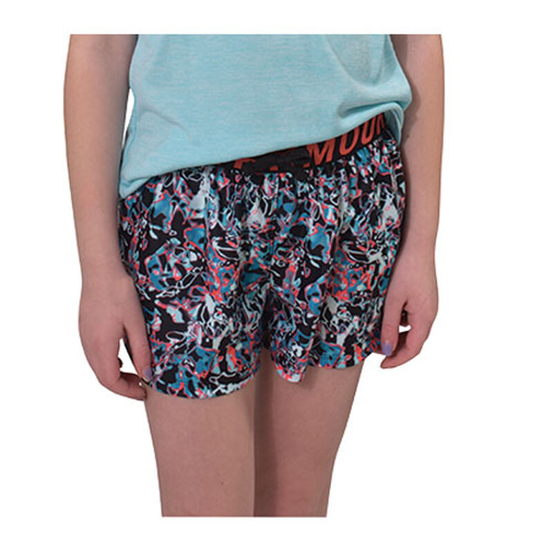 Girls' Play Up Printed Shorts, , large image number 0