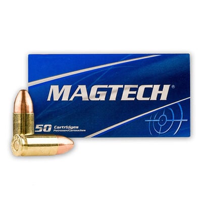 Magtech 9MM Luger 124 Grain Full Metal Jacket Ammunition