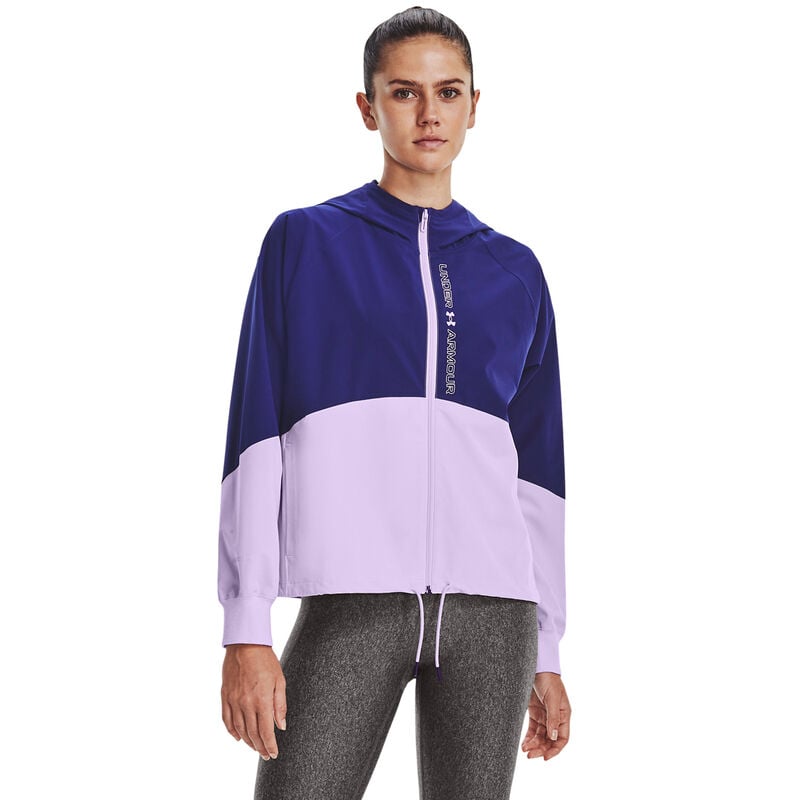 Under Armour Women's Woven Fz Jacket image number 1
