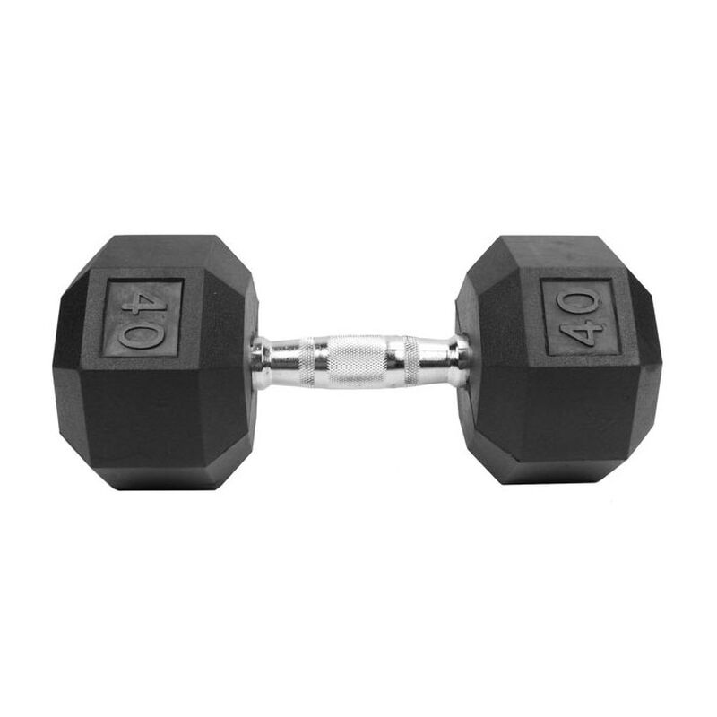 Xprt Fitness 40lb Rubber Hex DB image number 0