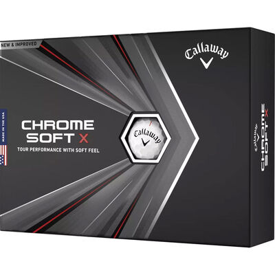 Callaway Golf Chrome Soft X 12 pack White Golf Balls