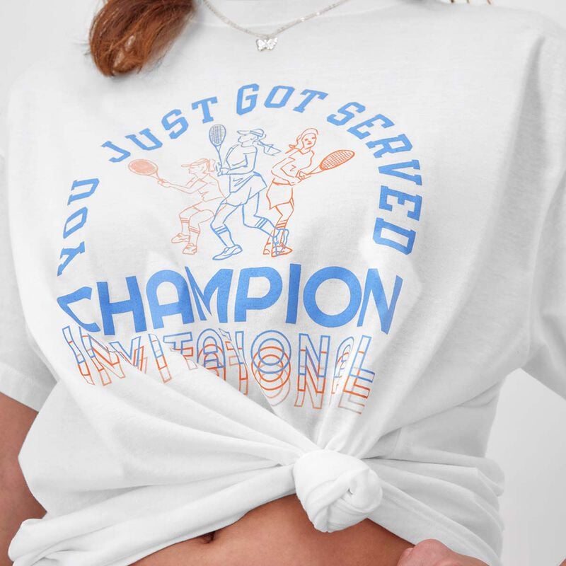 Champion Women's Loose Fit Tee - Graphic image number 3