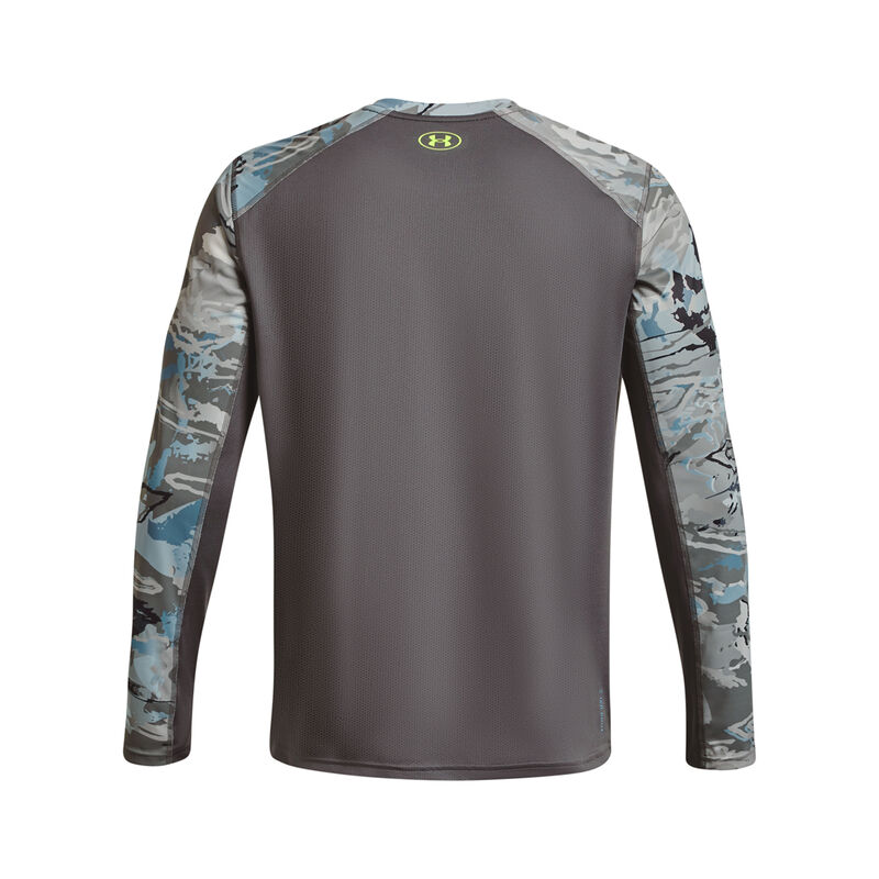 Under Armour Men's Iso-Chill Camo Crew Long Sleeve Tee image number 5