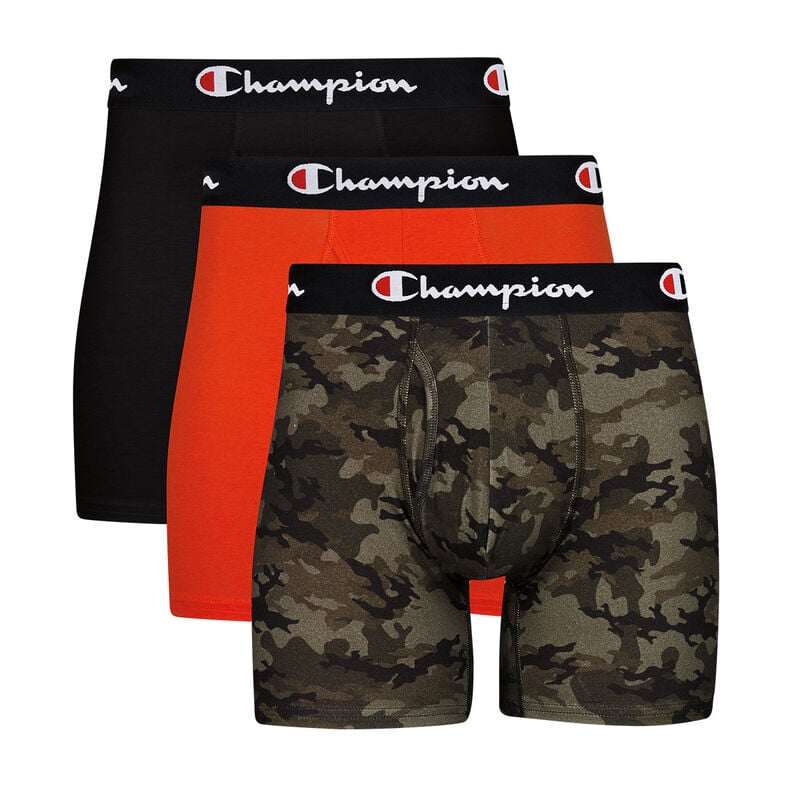 Champion Men's Cotton Stretch Boxer Briefs image number 0