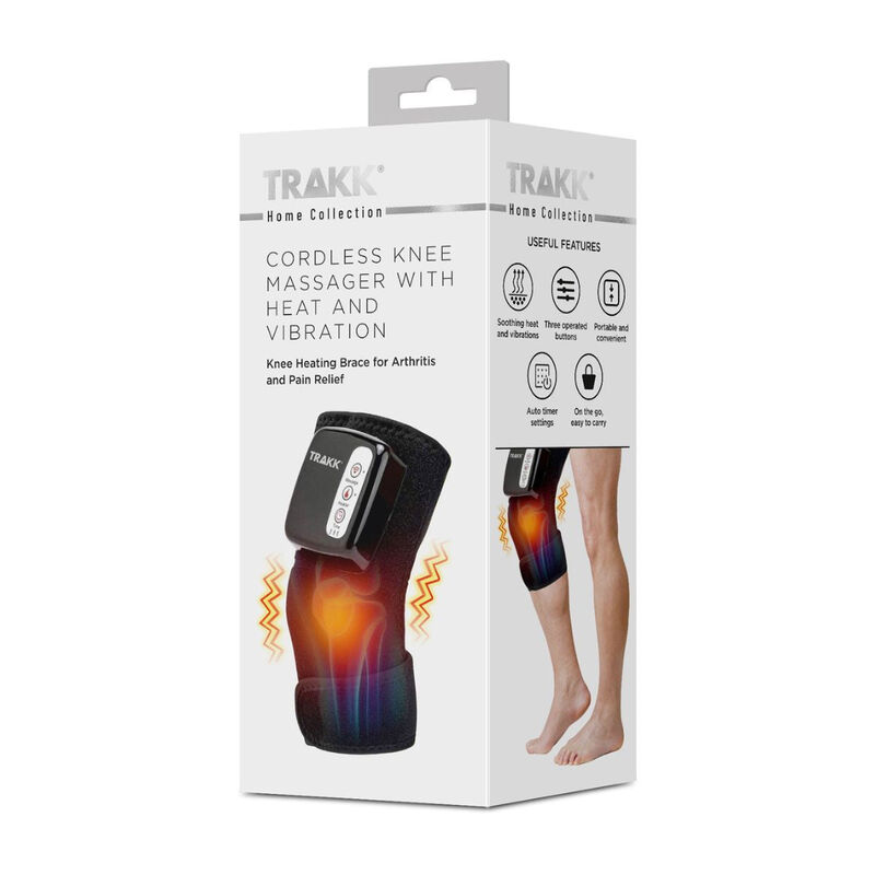 Trakk Heating Massaging Knee & Shoulder Brace and Wrap- Rechargeable image number 4
