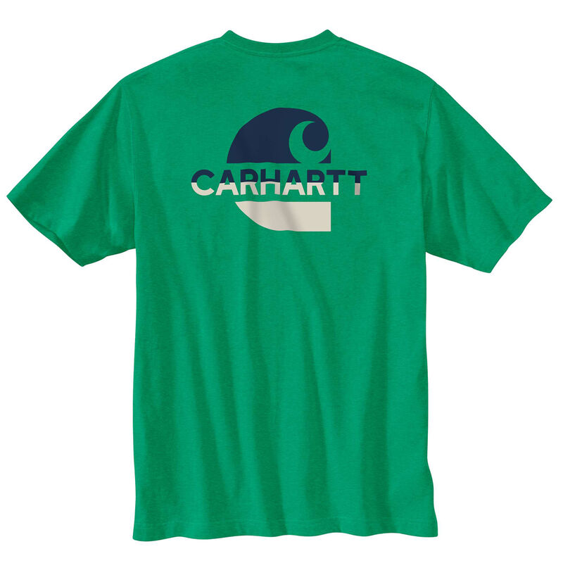 Carhartt Loose Fit Heavyweight Short-Sleeve Pocket C Graphic T-Shirt image number 0