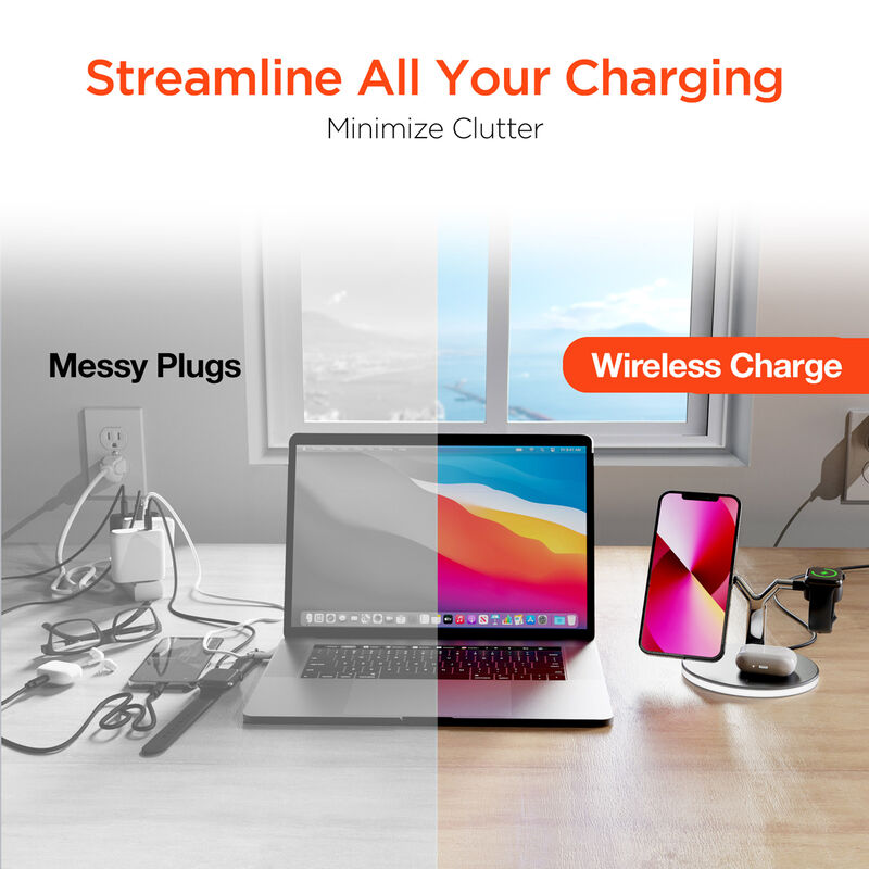 Hypergear MaxCharge 3-in-1 Wireless Charging Stand image number 2
