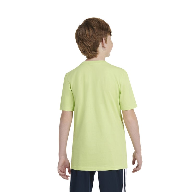 adidas Boys' Shorts Sleeve Camo Logo Tee image number 5
