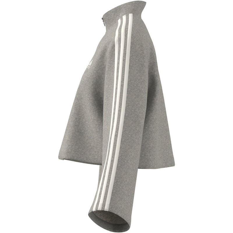 adidas Women's Essentials 3-Stripes Fleece Quarter-Zip Sweatshirt image number 14