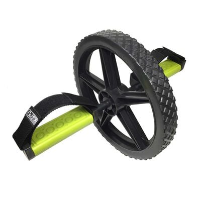 Go Fit Extreme Abdominal Wheel With Slip-Resistant Hand/Foot Handles with Training Manual