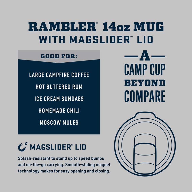 YETI Rambler 14 oz Mug with Magslider Lid - Rescue Red