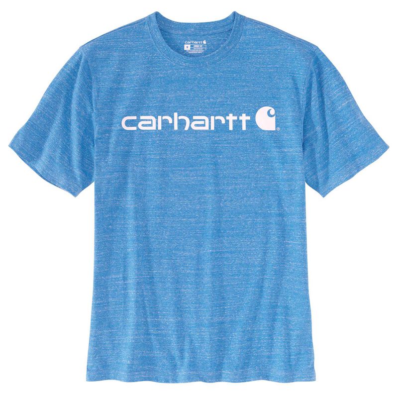 Carhartt Men's Loose Fit Heavyweight Short Sleeve Logo Grapgic Tee image number 1