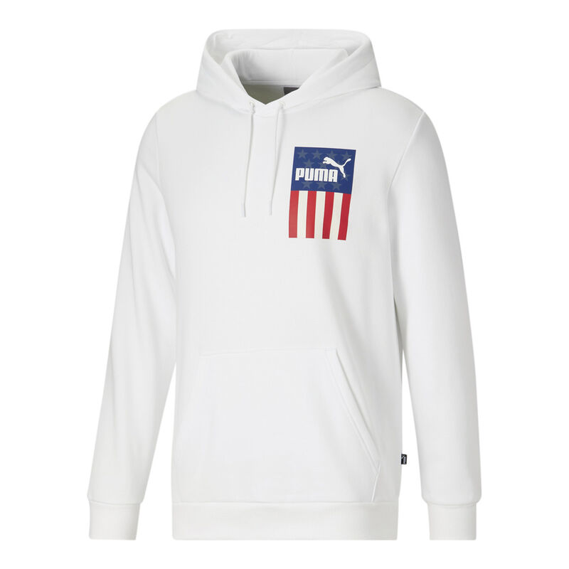 Puma Men's Home Of The Brave Hoodie Fleece Athletic Apparel image number 0