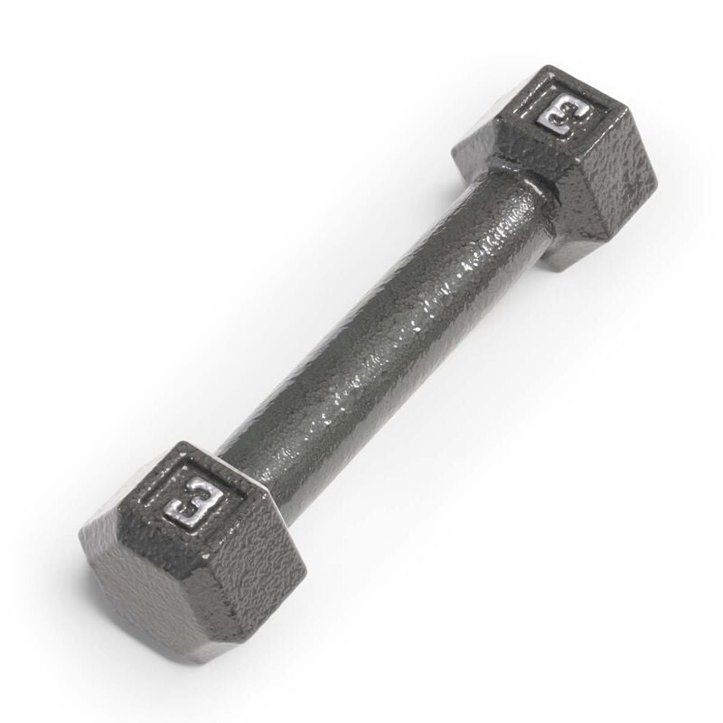 Marcy 3lb Cast Iron Hex Dumbbell image number 0