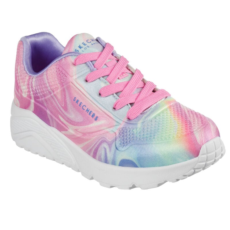 Skechers Girls' Uno Lite Swirlified Shoes image number 0