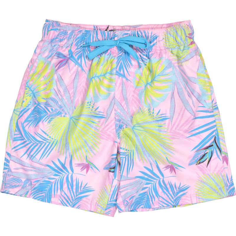 Canyon Creek Boy's Tropical Print Volley Shorts image number 0