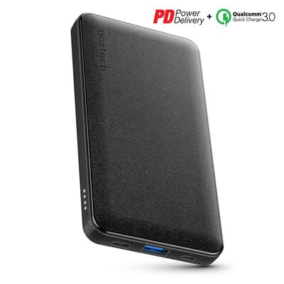 Naztech 10000mAh Power Delivery +QC  Fabric Power Bank