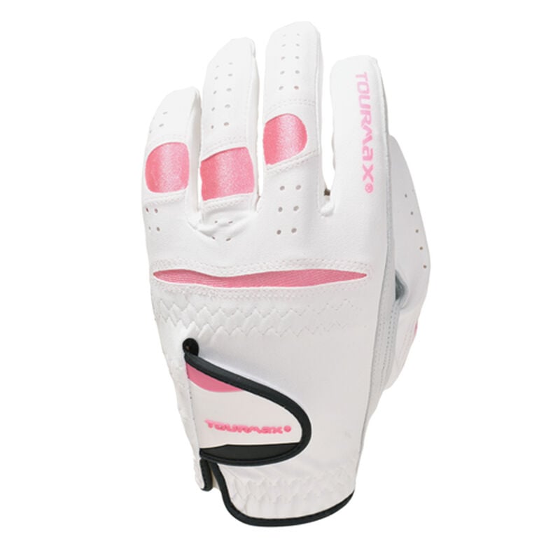 TourMax Ladies Tourmax White Left Hand Golf Gloves image number 1