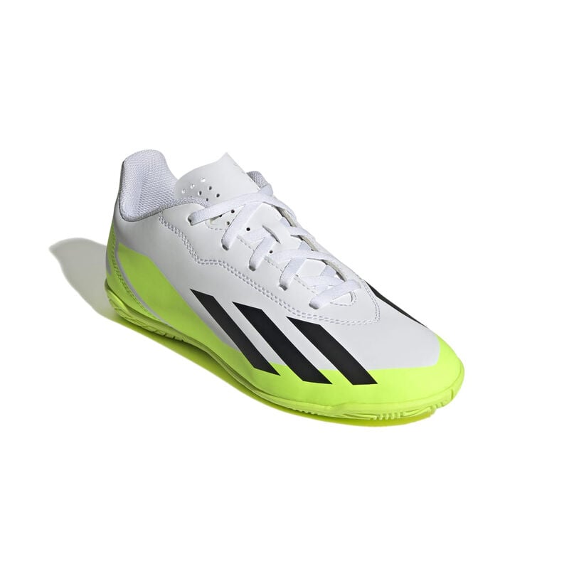 adidas Youth X Crazyfast.4 Indoor Soccer Cleats image number 4