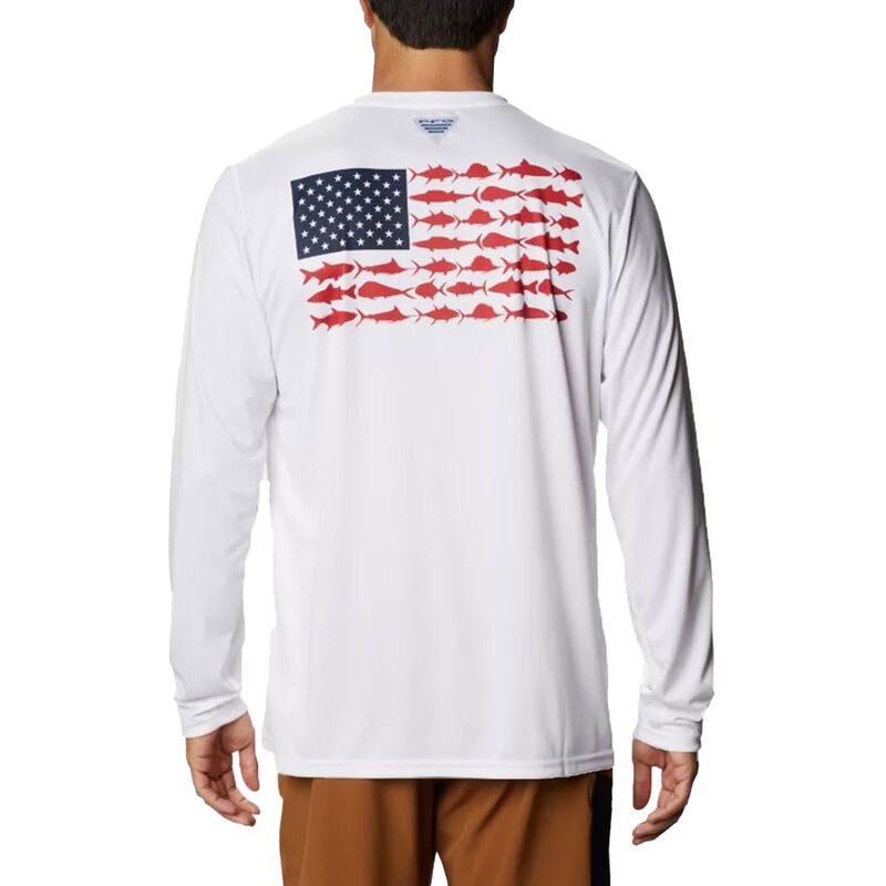 Columbia Men's Long Sleeve Tackle Fish Flag Shirt image number 0