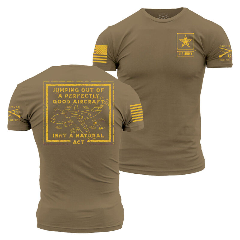 Grunt Style Men's Army Jump Tee image number 0