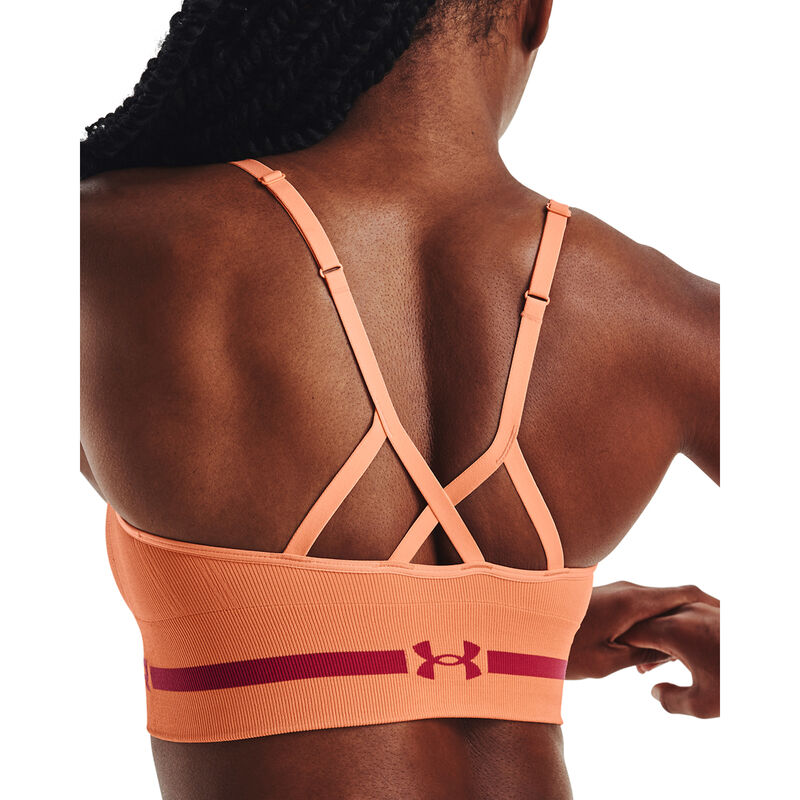 Under Armour Women's Seamless Low-Impact Long Bra image number 2