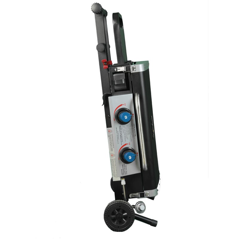 Razor 2-Burner Portable LP Gas Griddle with Lid and Folding Cart image number 2