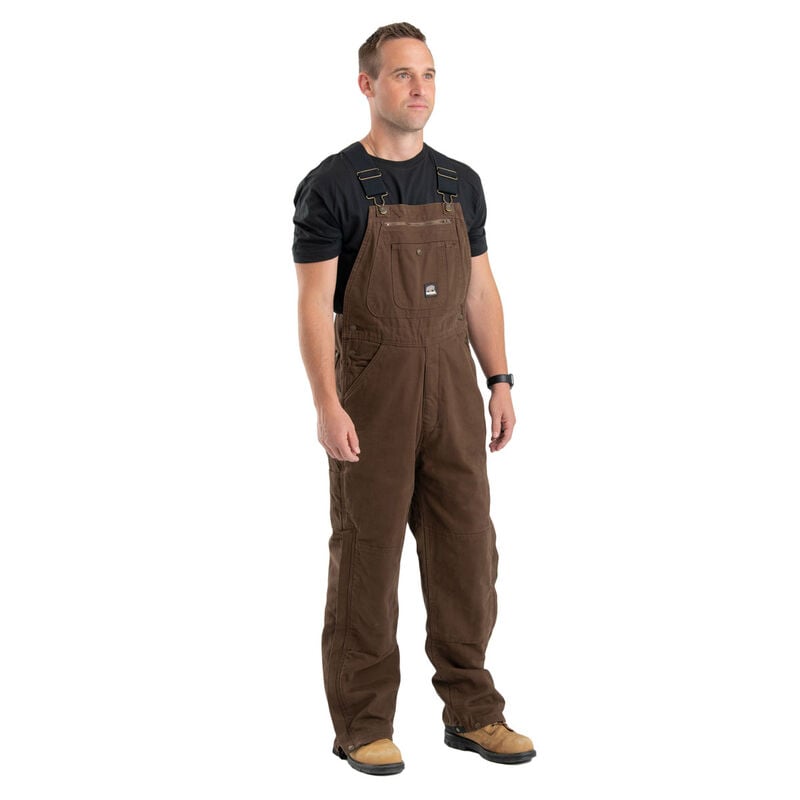 Berne Men's Heartland Insulated Washed Duck Bib Overall-Big image number 2