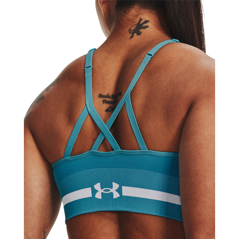Under Armour Women's Seamless Low-Impact Long Bra image number 1