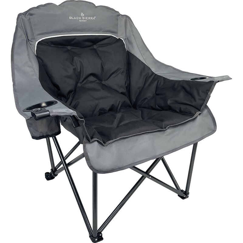 Black Sierra Comfort Cloud Padded Chair image number 0