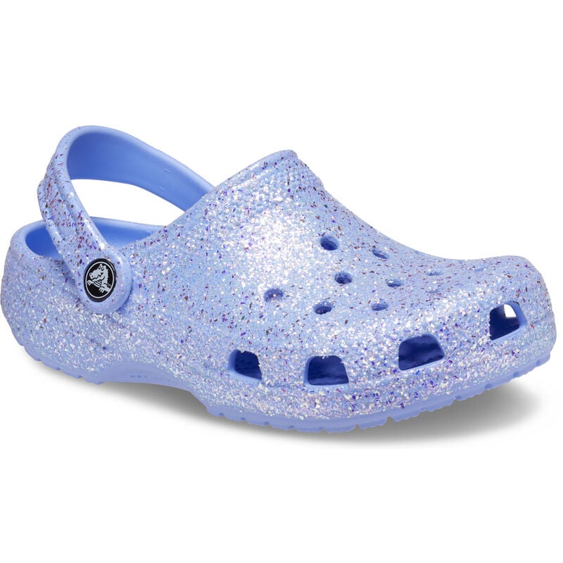 Crocs Youth Classic Glitter Moon Clogs image number 2