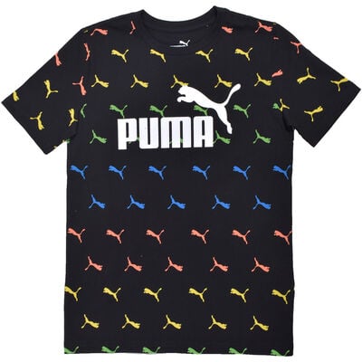 Puma Boys' Short Sleeve Big Logo Tee