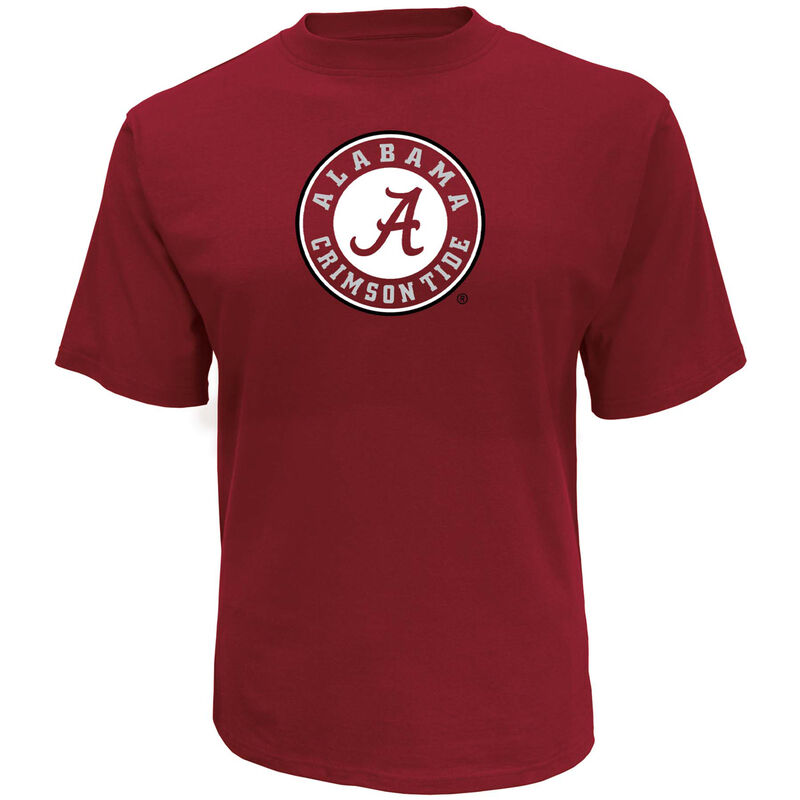 Knights Apparel Men's Short Sleeve Alabama Oversized Logo Tee image number 0
