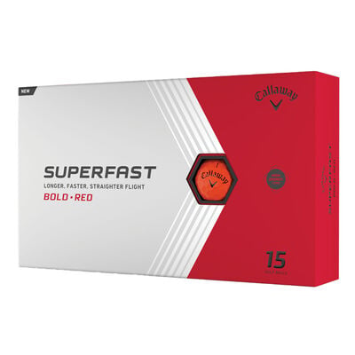 Callaway Golf 2022 Superfast Bold Red 15 Pack