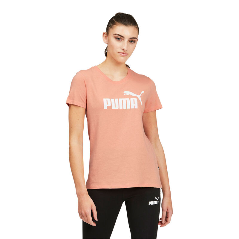 Puma Women's Essential Logo Short Sleeve Tee image number 0