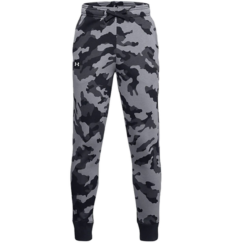 Under Armour Boys' Rival Fleece Printed Sweatpants image number 0