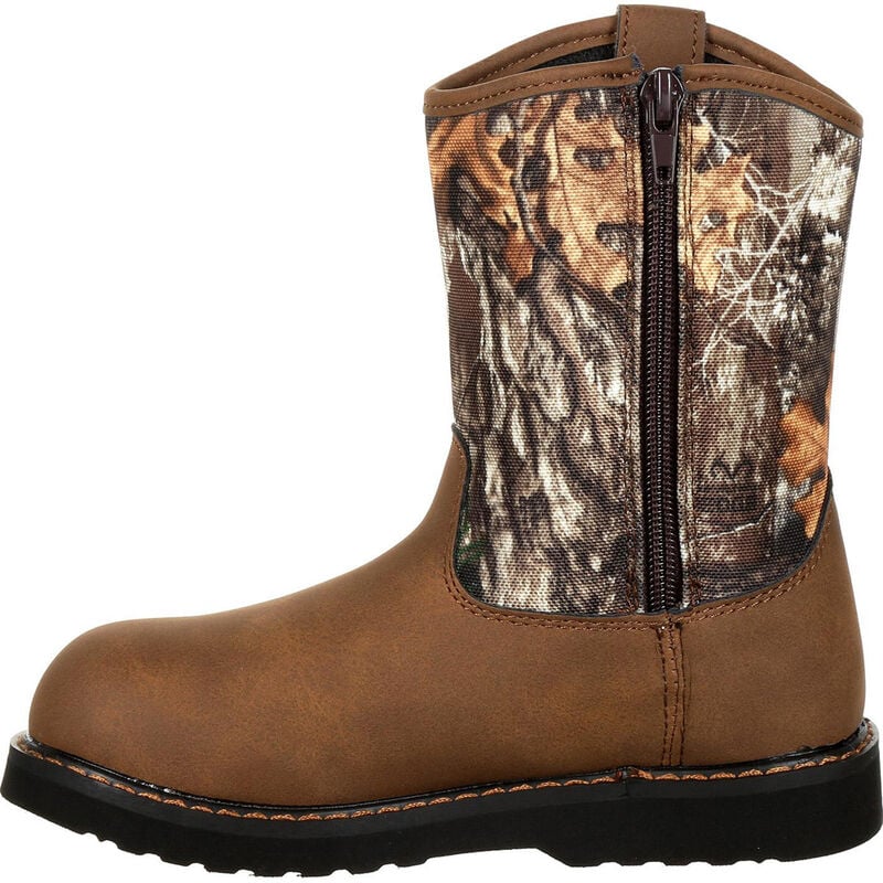 Rocky Youth Big Kids' Lil Ropers Hunting Boots image number 4