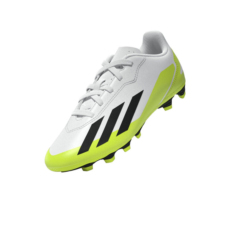 adidas Youth X Crazyfast.4 Flexible Ground Soccer Cleats image number 11