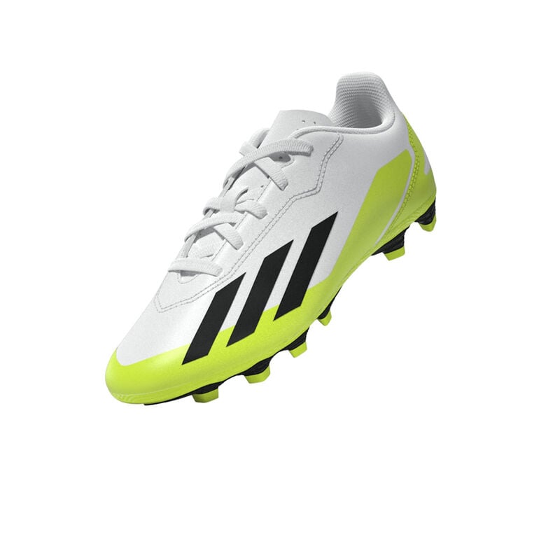 adidas Youth X Crazyfast.4 Flexible Ground Soccer Cleats image number 12