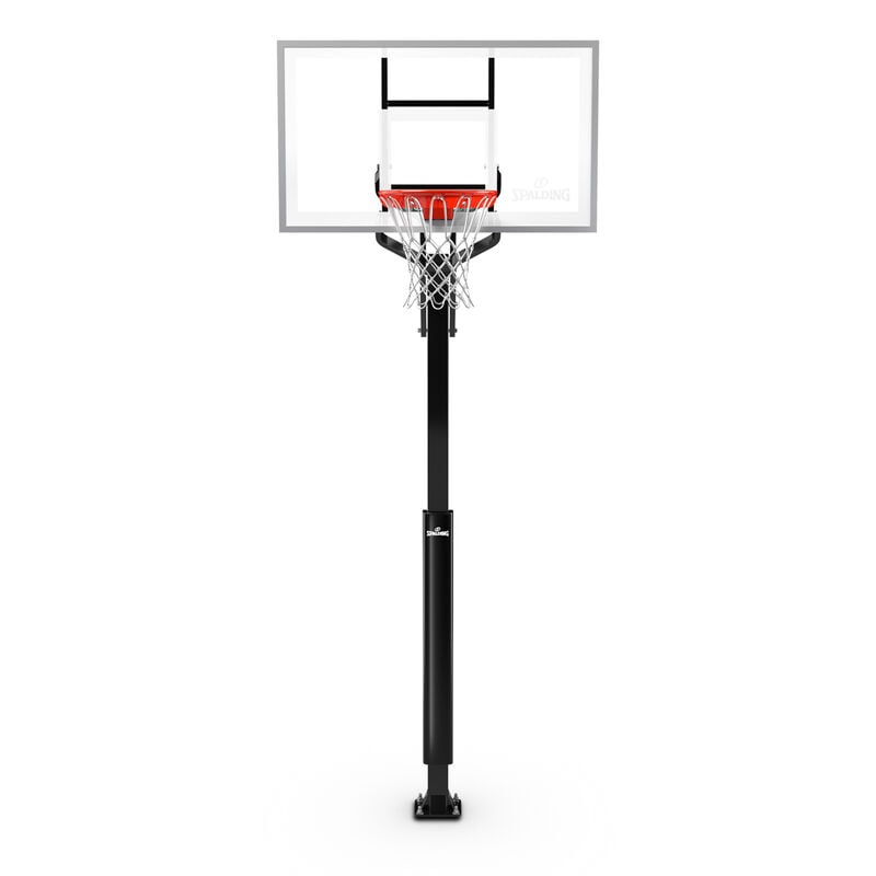 Spalding 54" Glass Screw Jack In-Ground Basketball Hoop, , large image number 1
