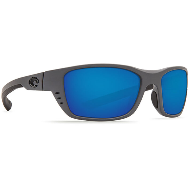 Costa Whitetipe Matte Gray Frame with Blue Mirror Lens image number 0