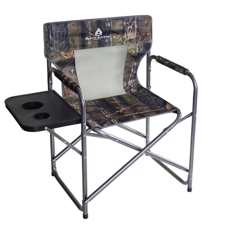 Black Sierra Director's Chair With Side Table image number 0