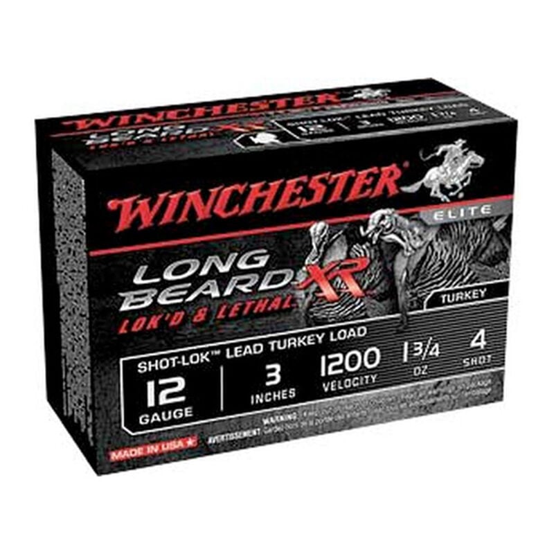 Winchester Long Beard XR Shot-lok 12ga 3in 4 Shotshell Ammo image number 0