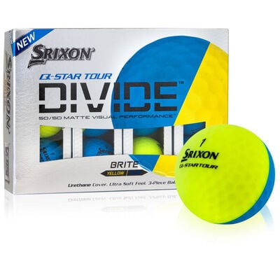 Srixon Q-Star Tour Divide Golf Balls Blue/Yellow